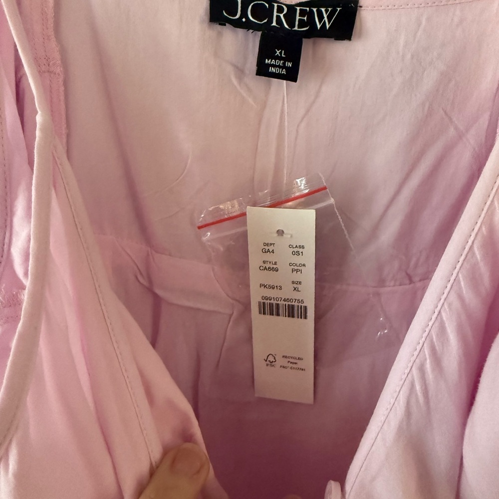NWT J. Crew Soft Pink “Calliste”Sleeveless Dress - Picture 3 of 4